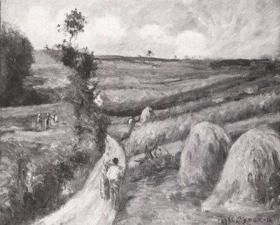 Sentiero in salita, dintorni di Pontoise da Camille Jacob Pissarro